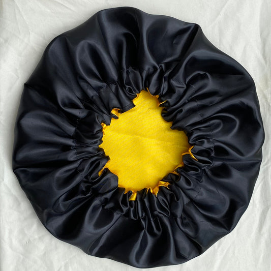 Yellow + Black Bonnet