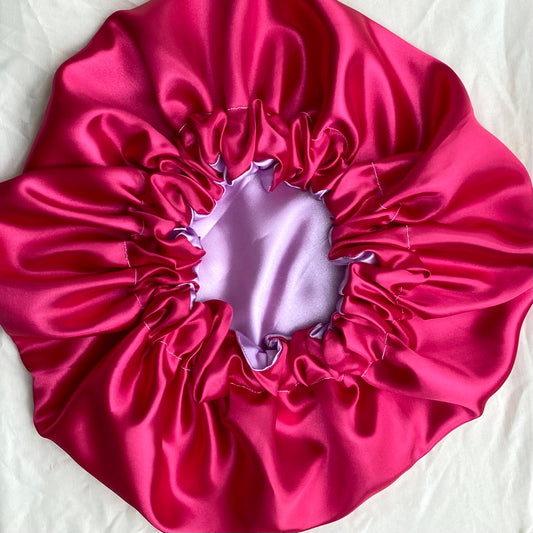 Pink + Lavender Bonnet