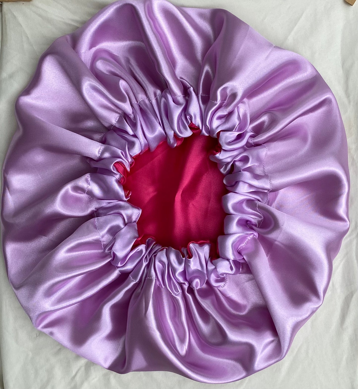 Pink + Lavender Bonnet