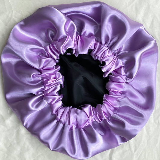 Lavender + Black Bonnet