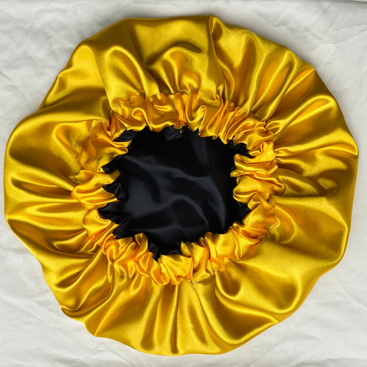 Yellow + Black Bonnet