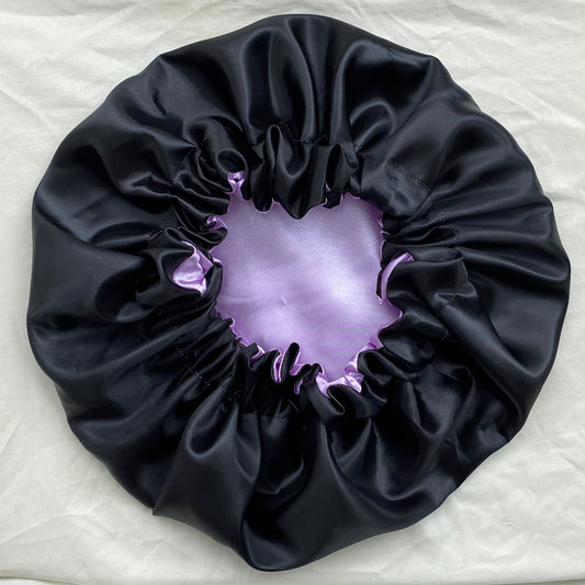 Lavender + Black Bonnet