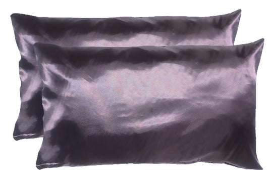 Ash Satin Pillowcase - 2pk