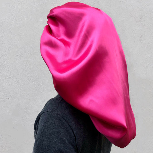 Xtra-Large Silk-Satin Bonnet