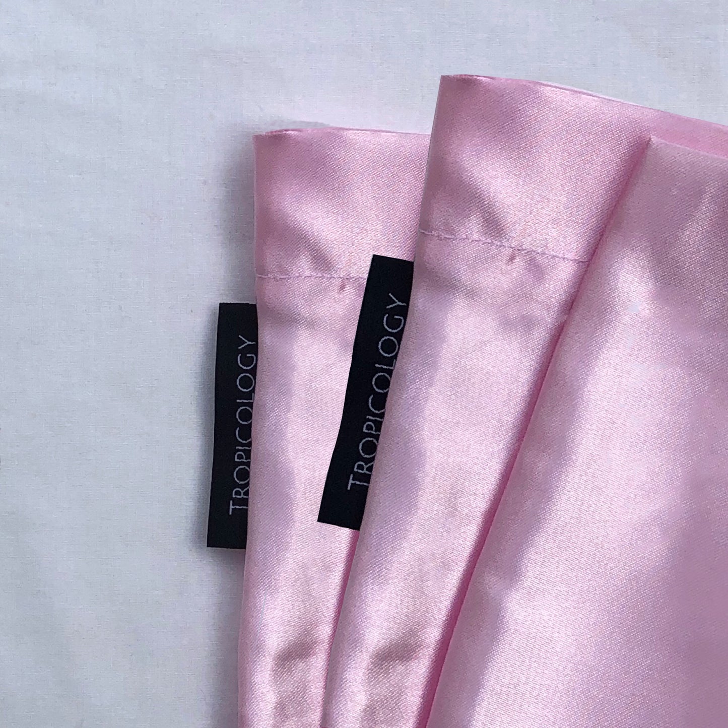 Baby Pink Satin Pillowcase-2 pk