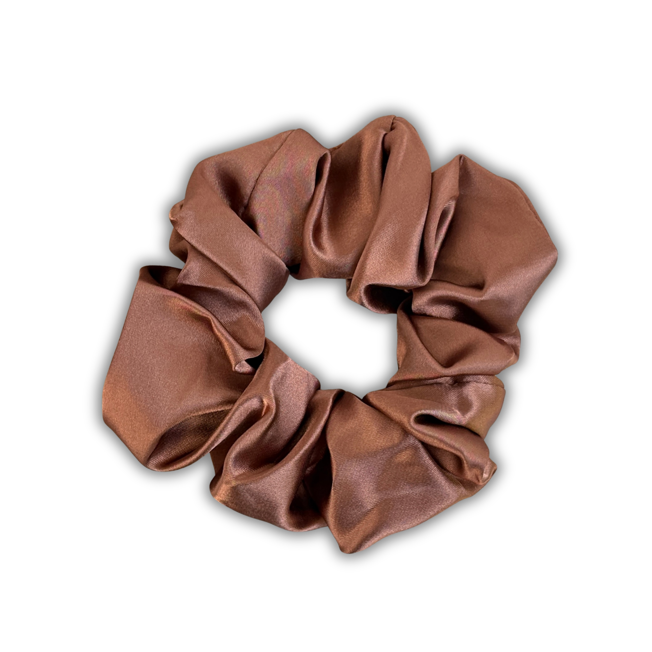 rustic brown scrunchie