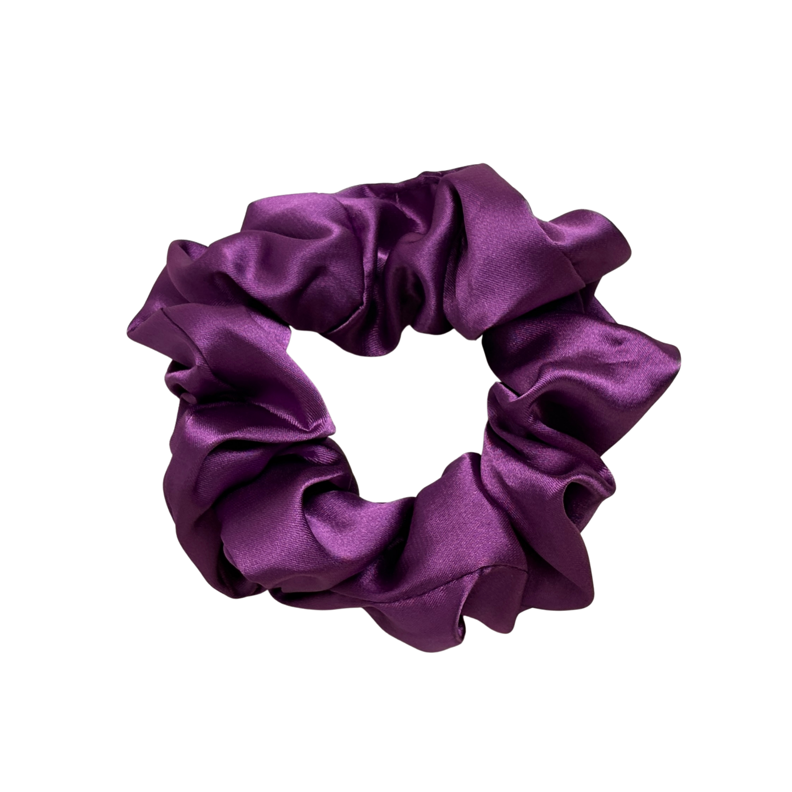 eggplant scrunchie