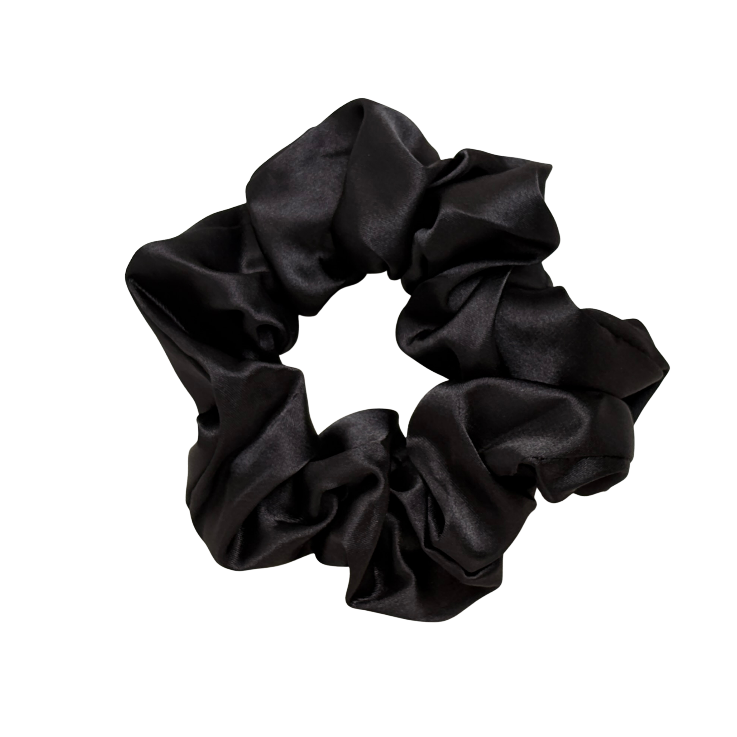 black scrunchie